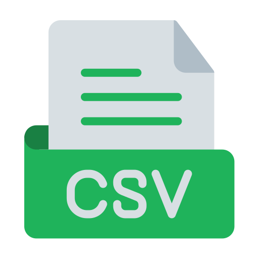 Icône CSV